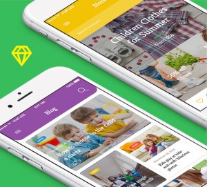 Weeny - UI Kit contain popular categories which will create multicolor apps and the mobile sites