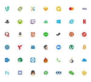 Free Vector Social Icon Pack for Sketch in Vector format