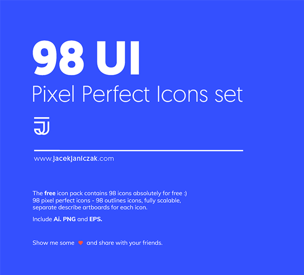 98 UI Pixel Perfect Icons Set - FREE AI Download - FreebiesUI
