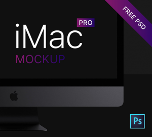 iMac Pro Free Mockups for Photoshop - 2017