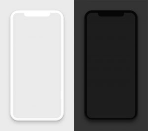 iPhone X Free Clay Mockup for Sketch
