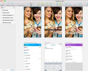 Snapchat Free UI Kit for Sketch Designers