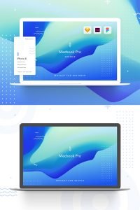 Macbook Pro Free Mockup for Figma, Adobe Xd and Sketch - Design Asset