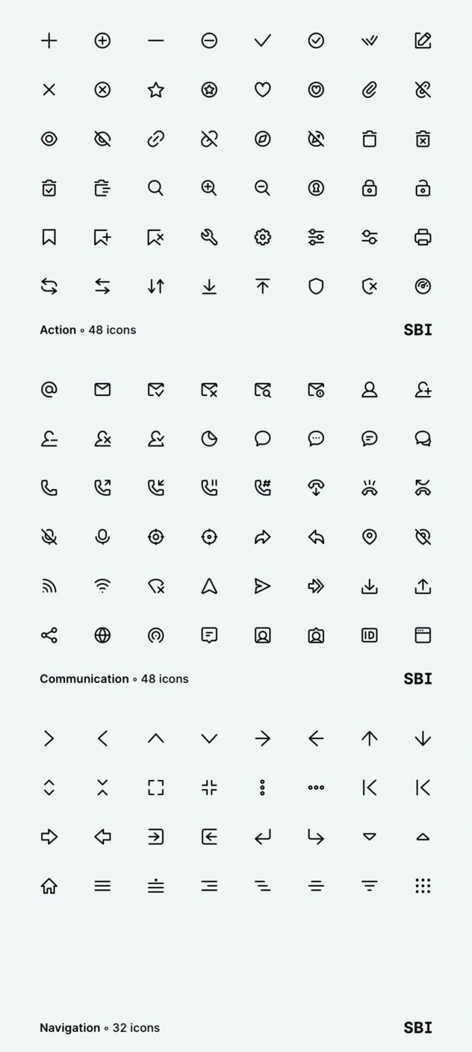 128 Super Basic Icons - Figma and Sketch Freebie - FreebiesUI