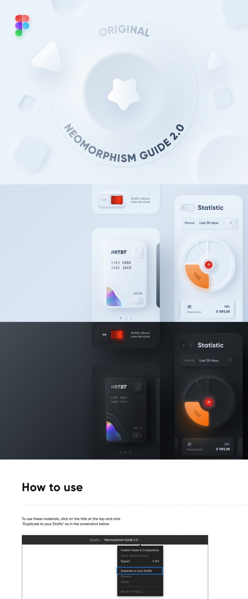Neomorphism Guide - Figma Freebie - FreebiesUI