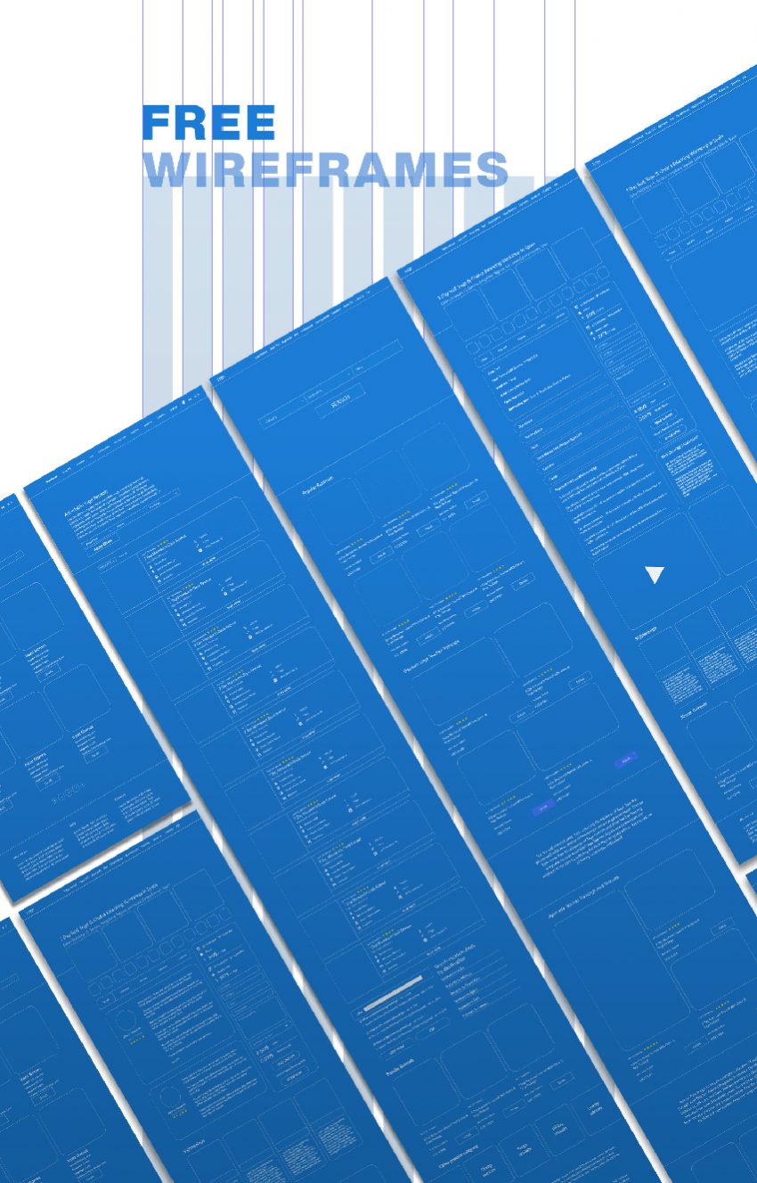 Website Wireframes UI Kit - Adobe XD Resources - FreebiesUI