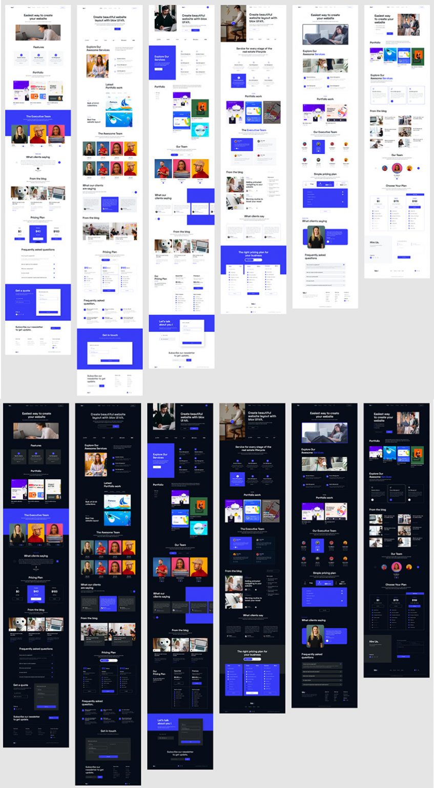 Feature Block Example Ui Design 200+ UI Design Blocks - Figma Freebie - FreebiesUI