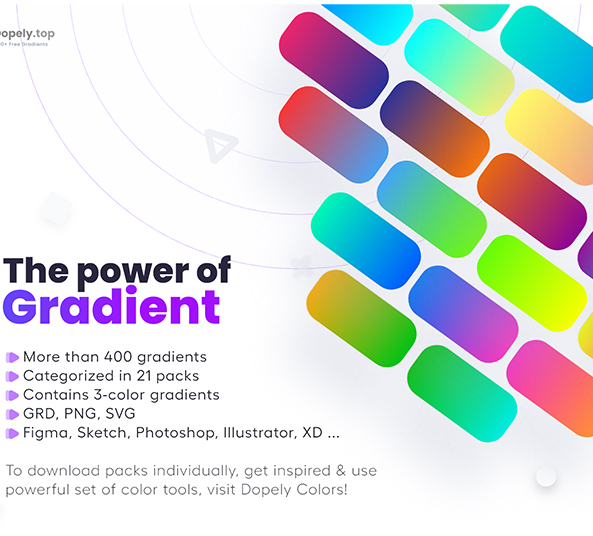 400+ Categorized Gradients - UI Designers Resources - FreebiesUI