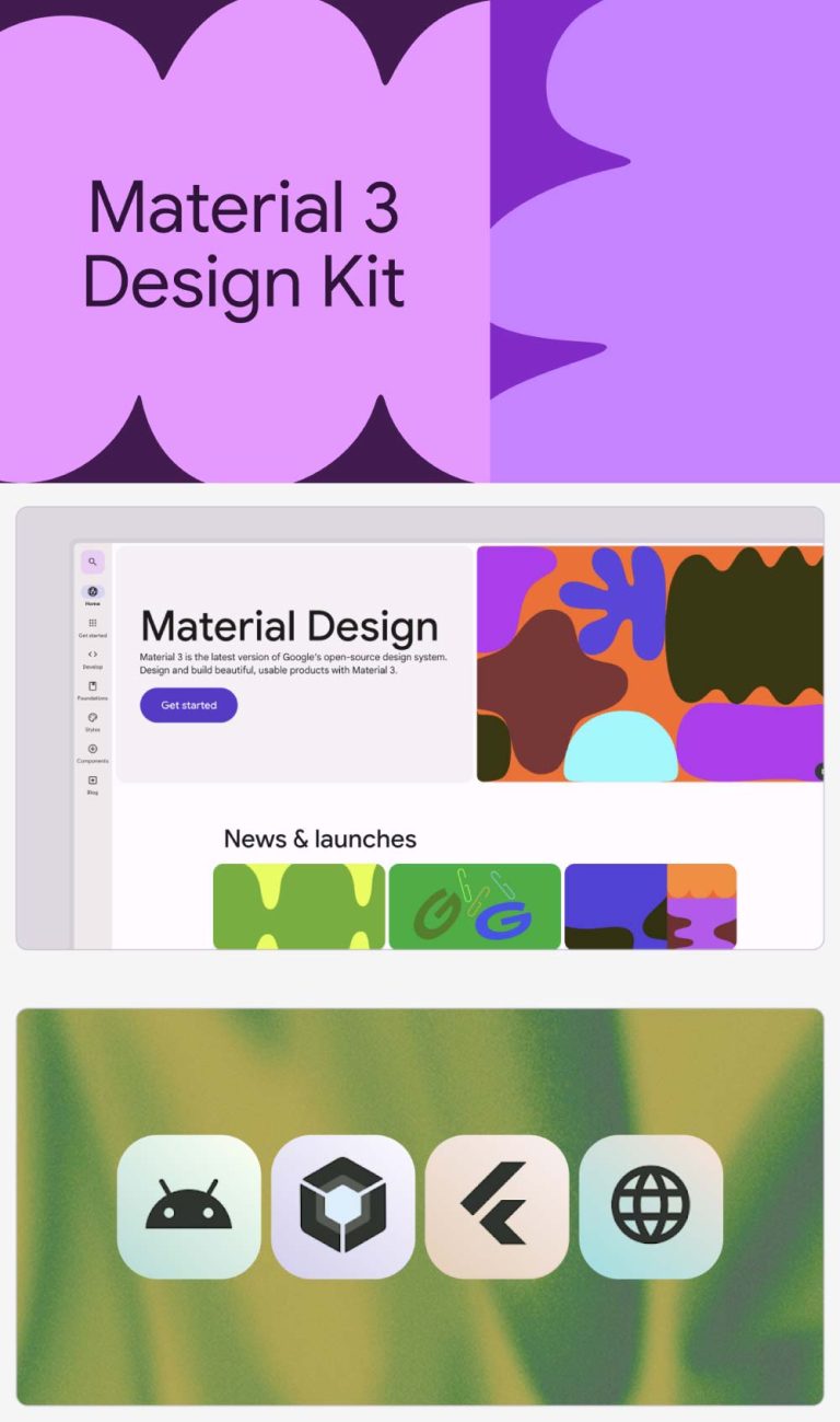 Material 3 Design Kit - Figma - FreebiesUI